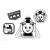 Thomas The Train skiciranje z barvnimi stranmi in predlogo