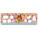Bambi coloring pages with stencil and sticker sheet