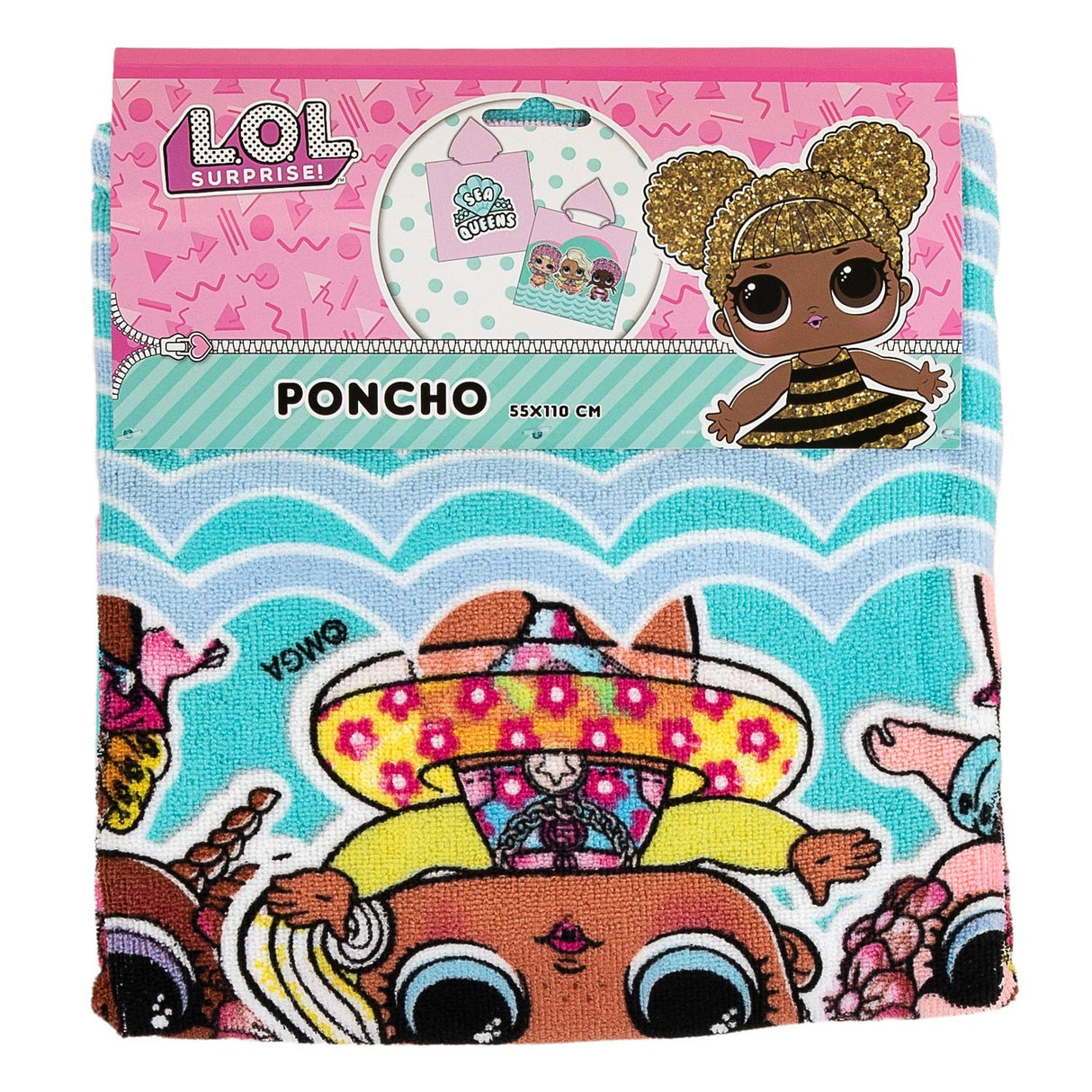 Lol překvapení Poncho, 55x110cm