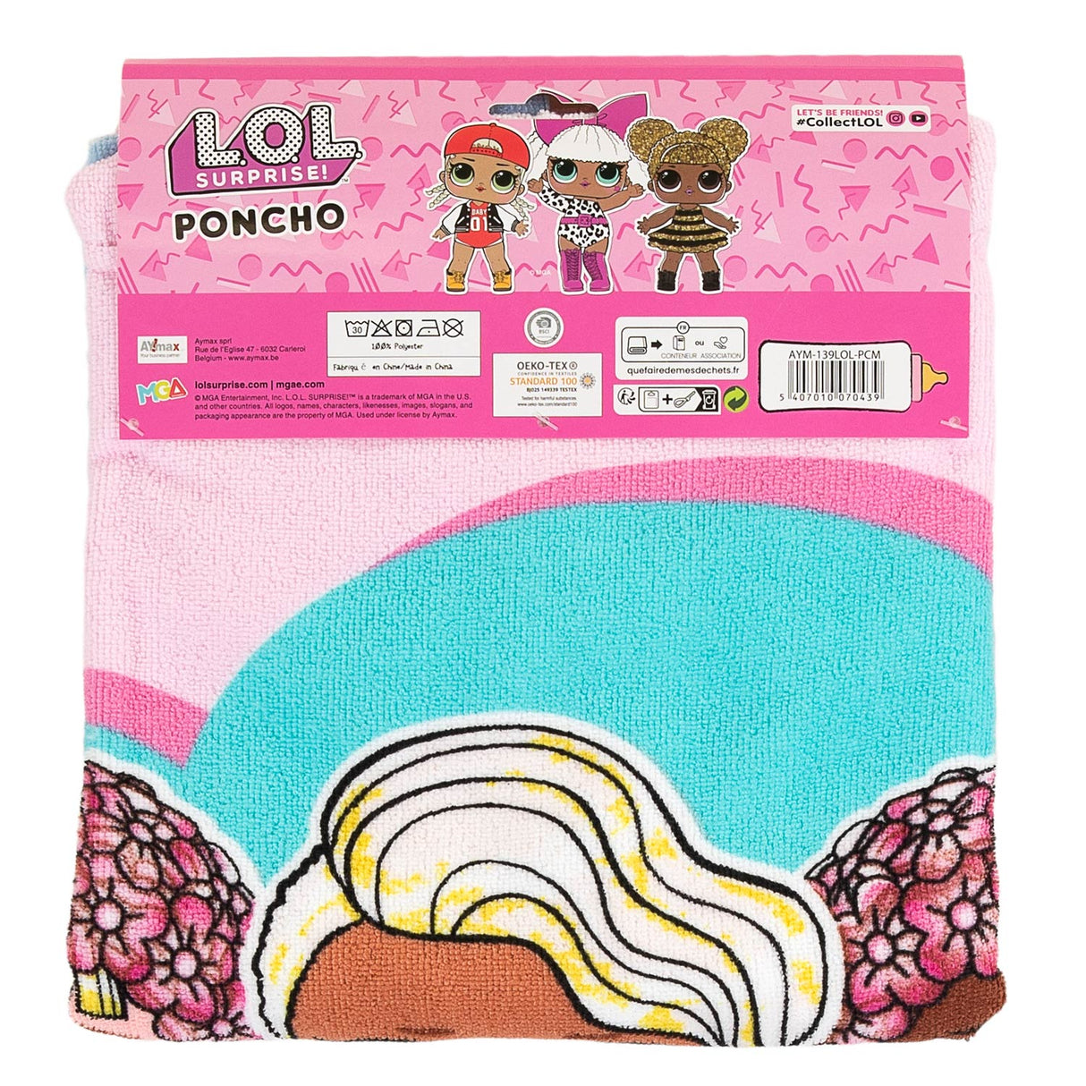 Lol překvapení Poncho, 55x110cm