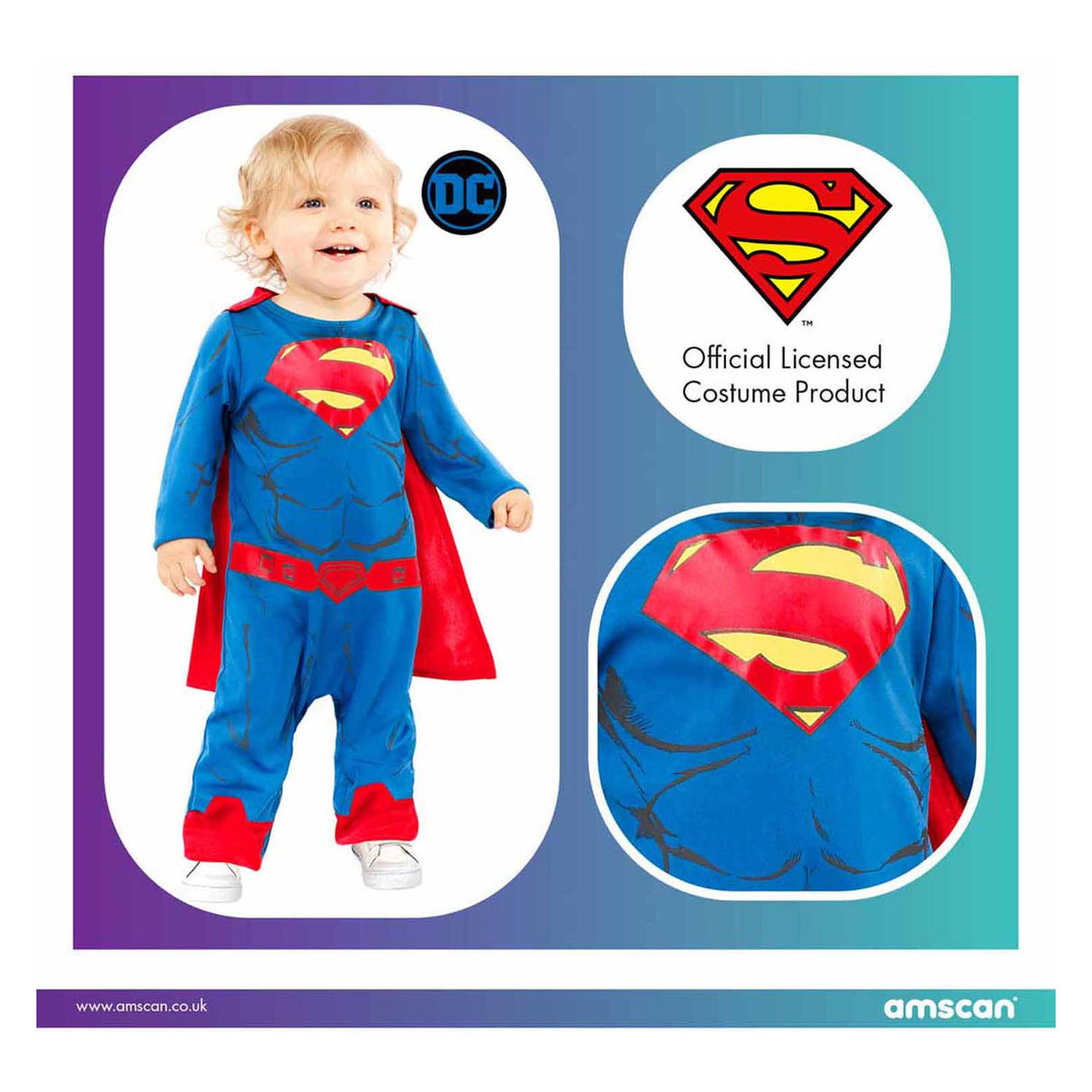 Children's costume Superman, 2-3 years.