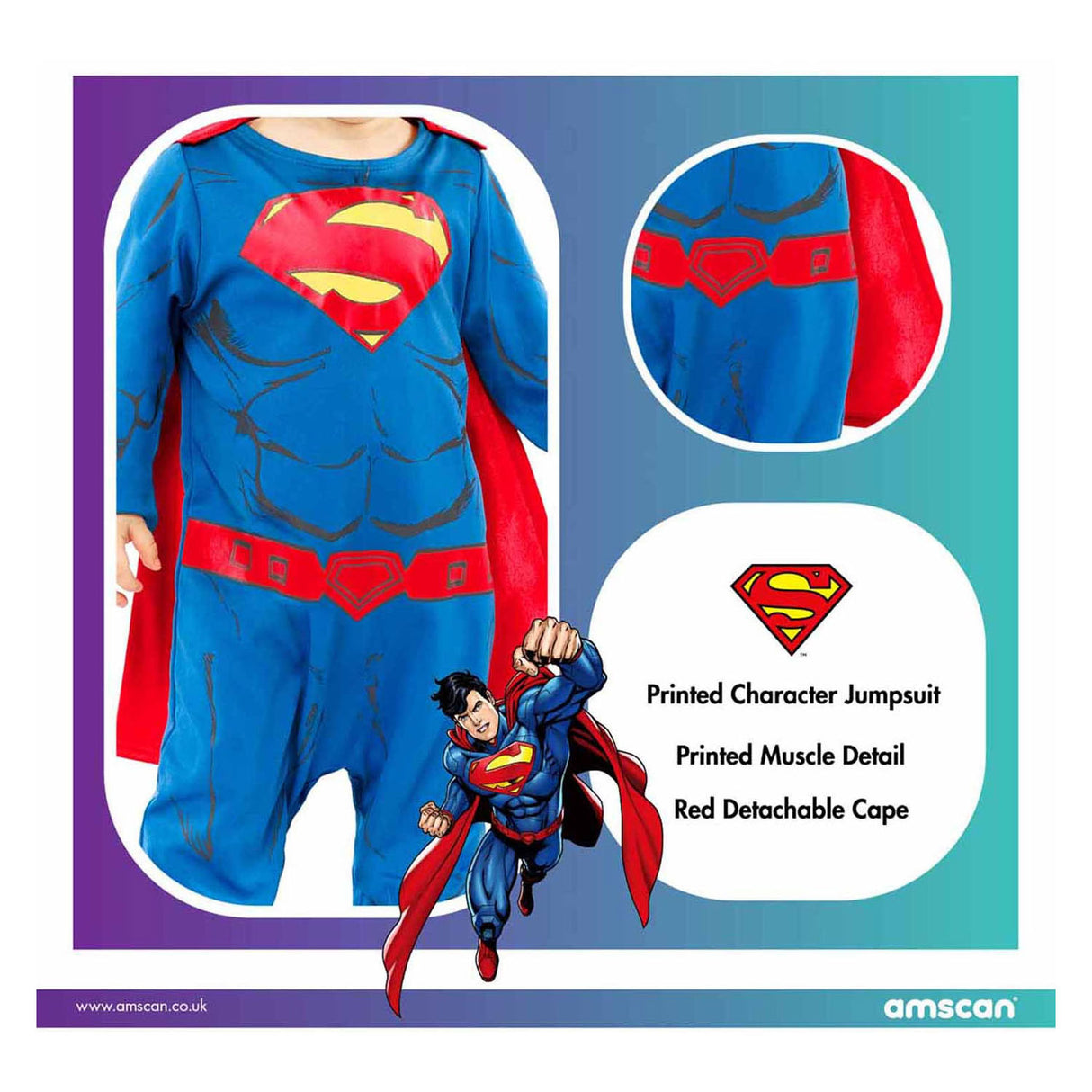 Children's costume Superman, 2-3 years.