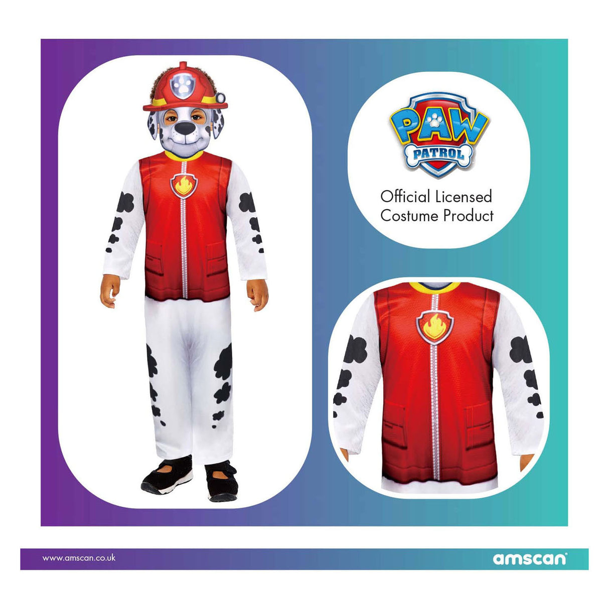 Kostém dětského kostýmu Paw Patrol Marshall, 4-6 let