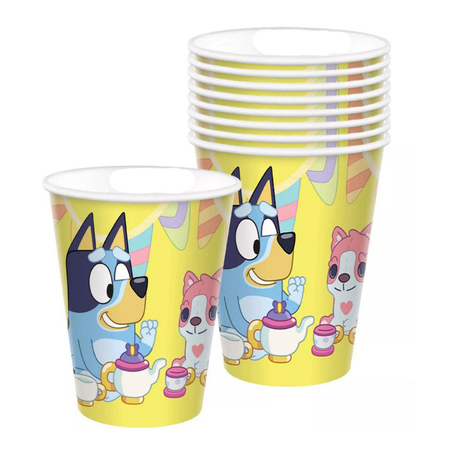 Paper cups Bluey, 8th.