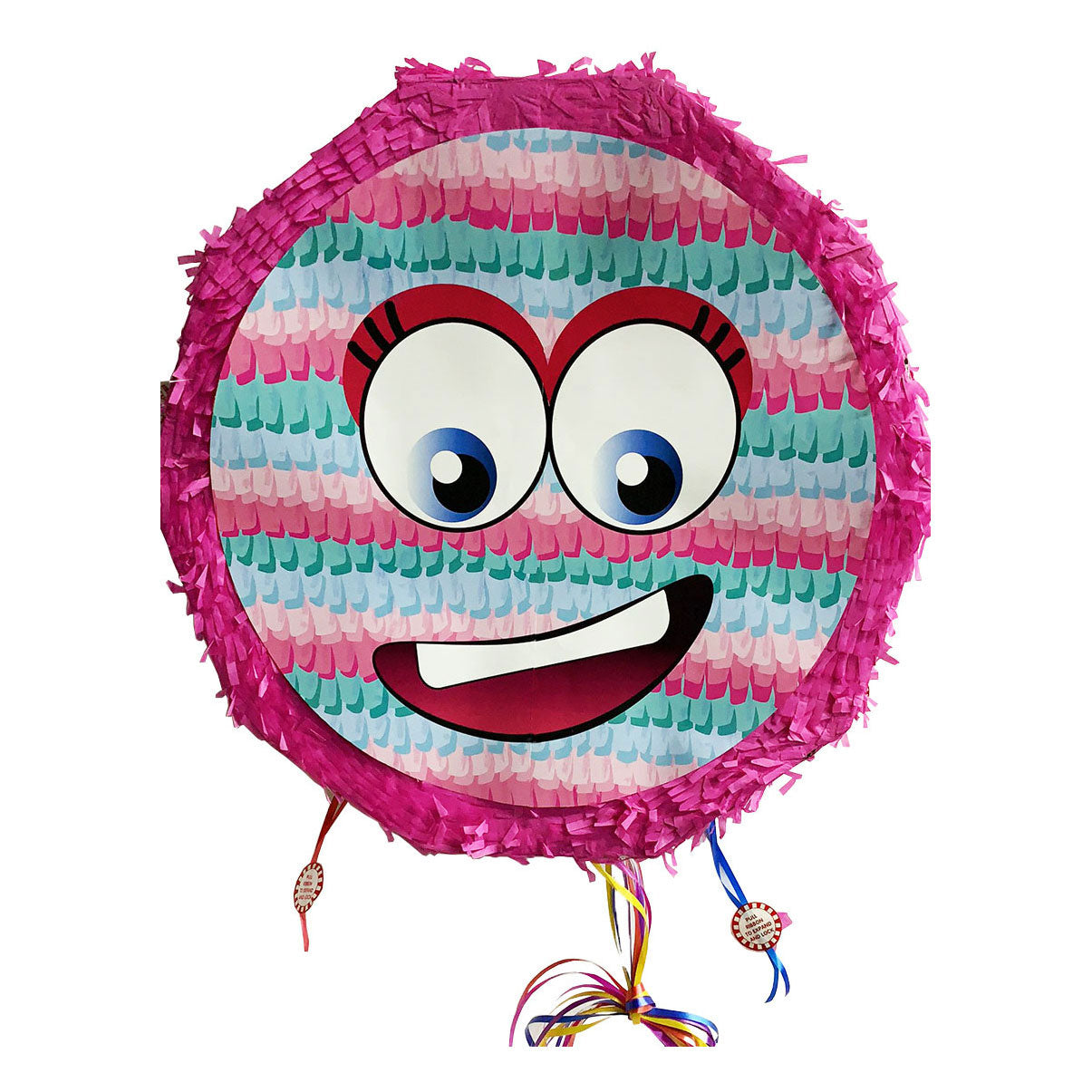 Pinata se směje tvář růžová