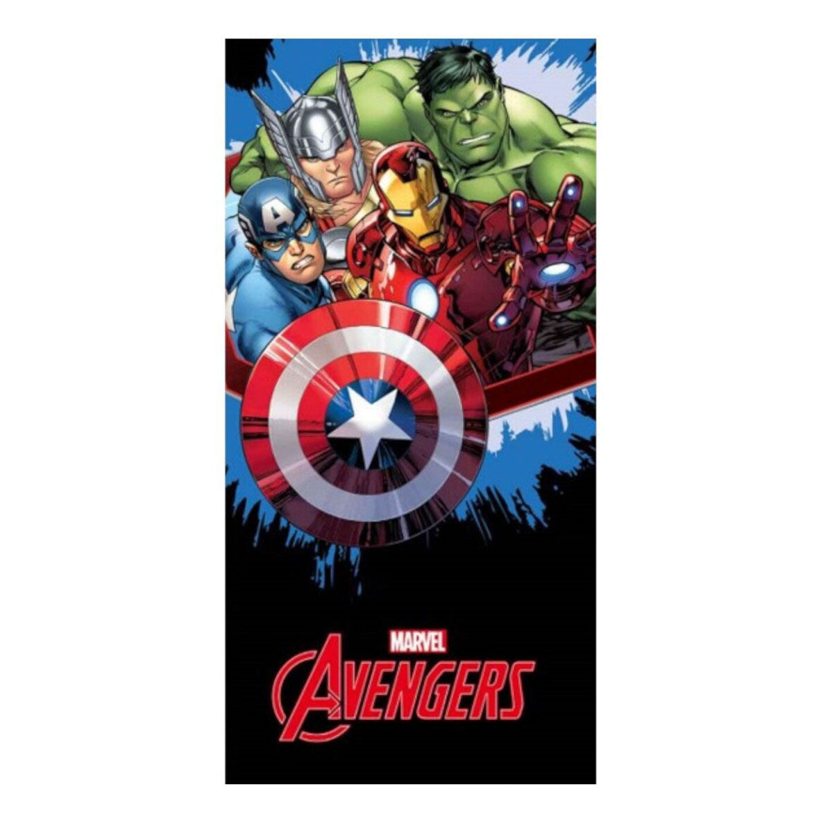 Avengers na plaži, 70x140cm