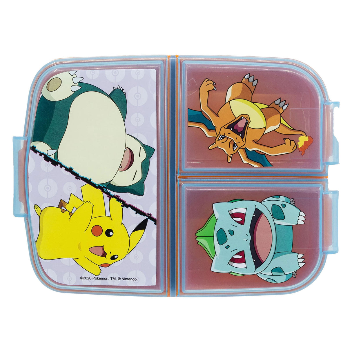 Pokémon bread bin with 3 compartments