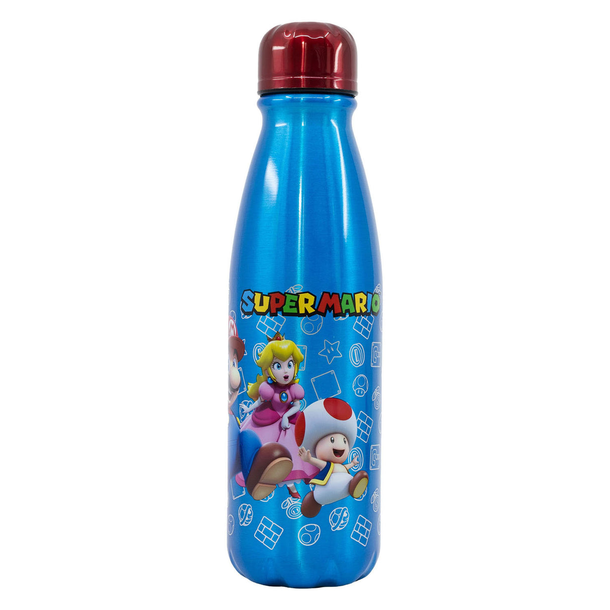 Super Mario Beba Botella de aluminio Super Mario, 600 ml