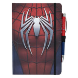 Premium notebook a5 spider-man with pen