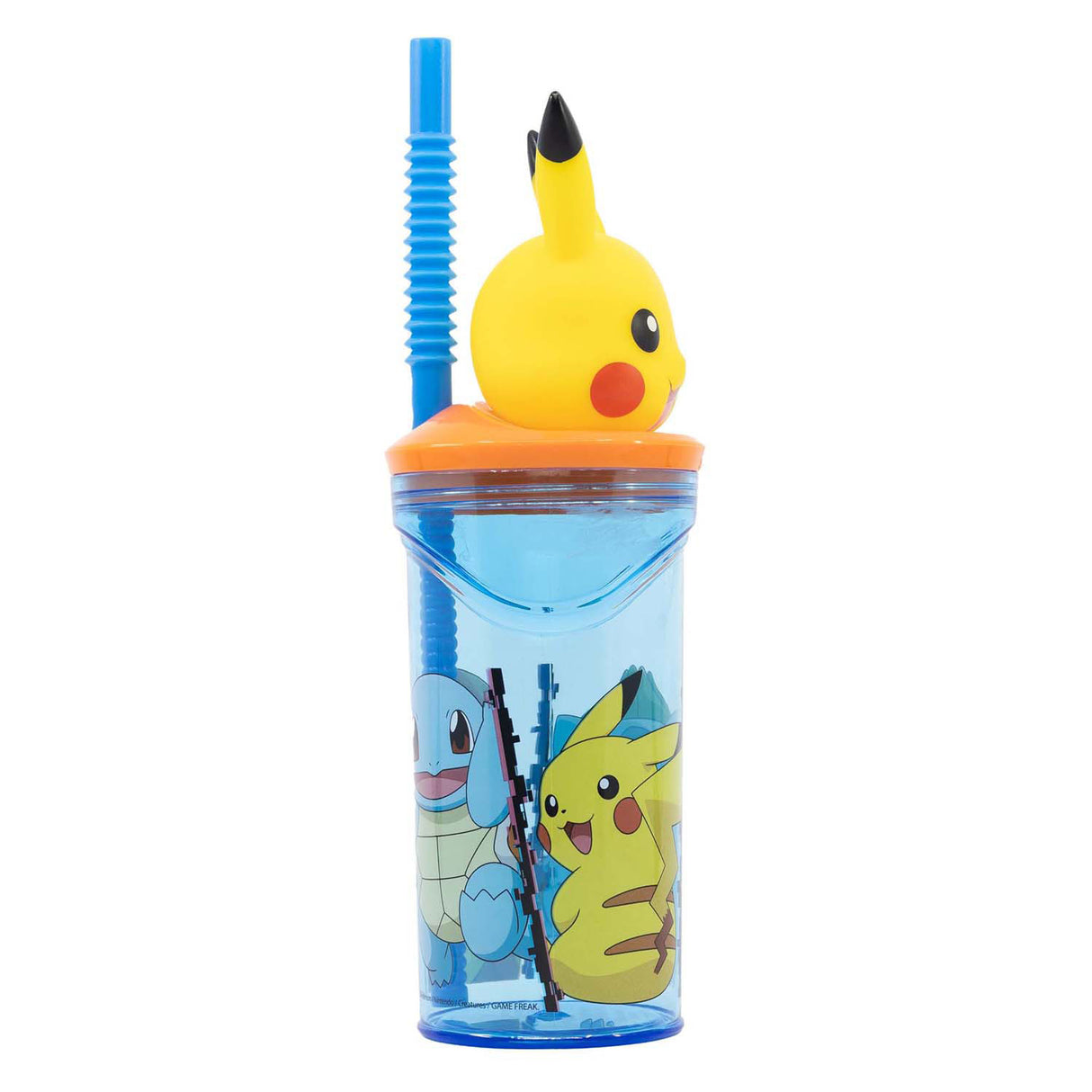 Pokémon 3D drinking bottle with straw, 360ml