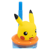 Pokémon 3D drinking bottle with straw, 360ml