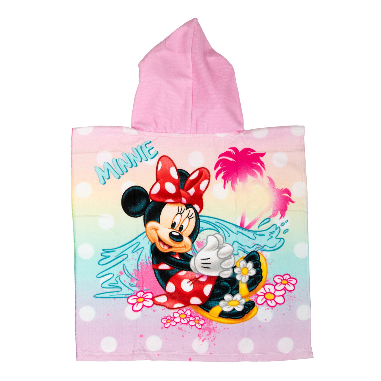 Disney handdoek poncho minnie mouse 55x110cm