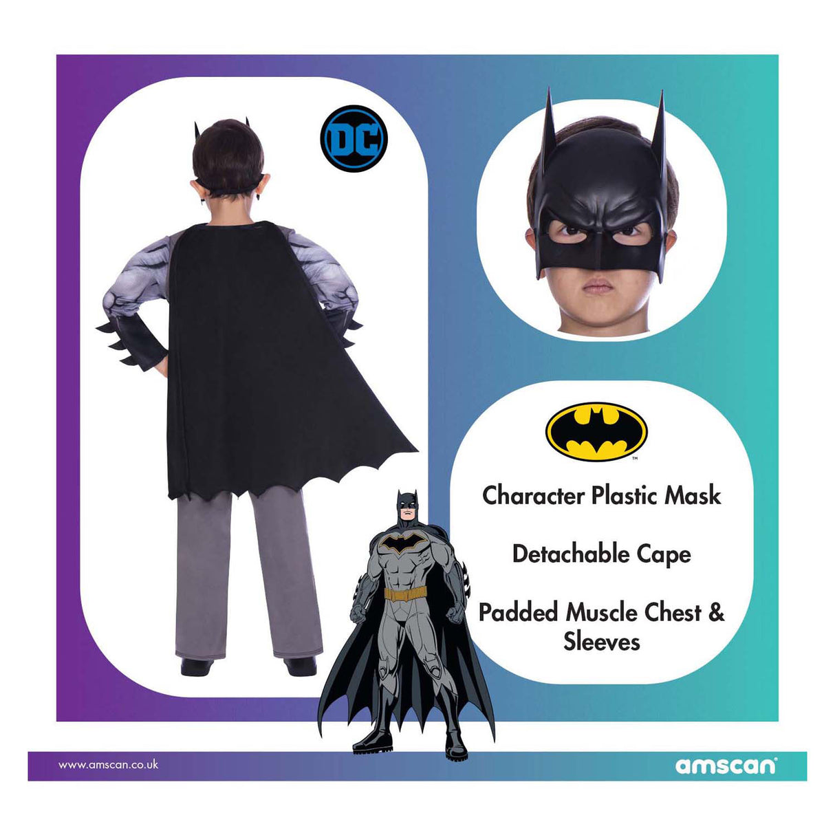 Kids' Batman costume - 3-4 years