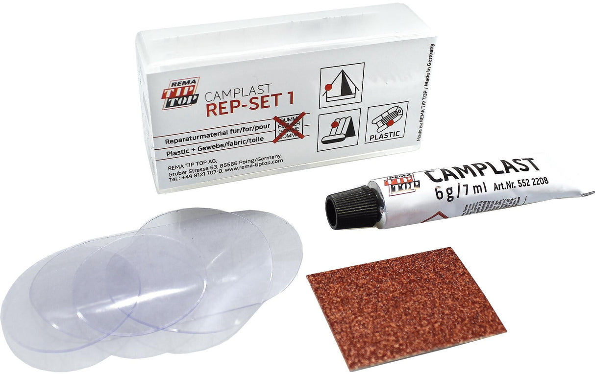 Tip top reparatie-assortiment camplast 1 patch box camplast 1