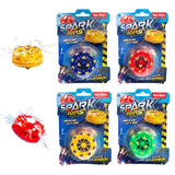 Toi-toys fun wind-up top sparks with flint