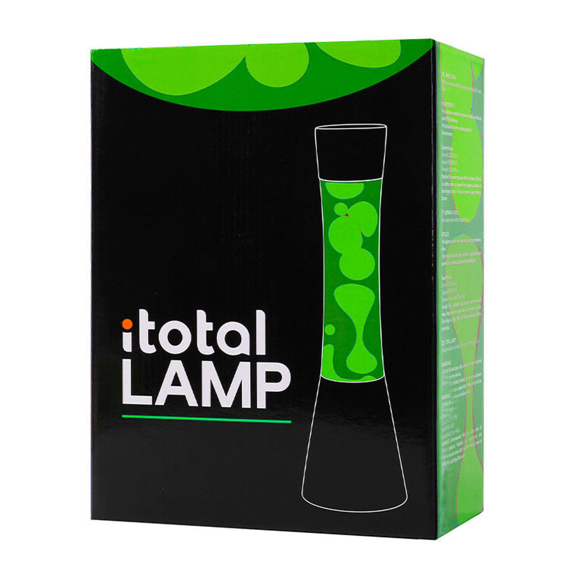Itotal LaValamp Black Green Yellow, 40 cm