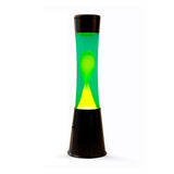 Itotal lavalamp sort grøn gul, 40 cm