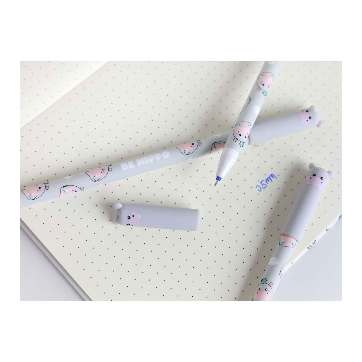 Itotal exzessive Ballpoint Pen mat Cap Hippopotamus