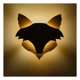 Van tjalle en jasper - vos wandlamp - hout