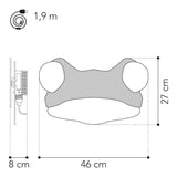 Van tjalle en jasper - kikker wandlamp - hout