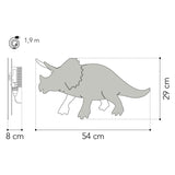 De Tjalle y Jasper - lámpara de pared dino triceratops - madera