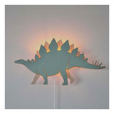 Van tjalle en jasper - dino wandlamp stegosaurus - hout
