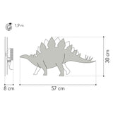 Van tjalle en jasper - dino wandlamp stegosaurus - hout