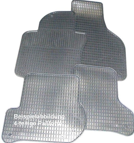 Schönek voetmat rubber mats shape 4 piece vw golf vii sv