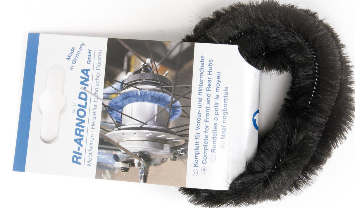 Ri-arnold-na naafpoetsringen hub cleaning ring set bikes black