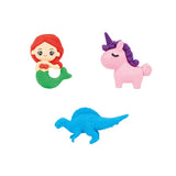Toi-Spillsaachen verréckten Putty Regenbogen mat Eraser