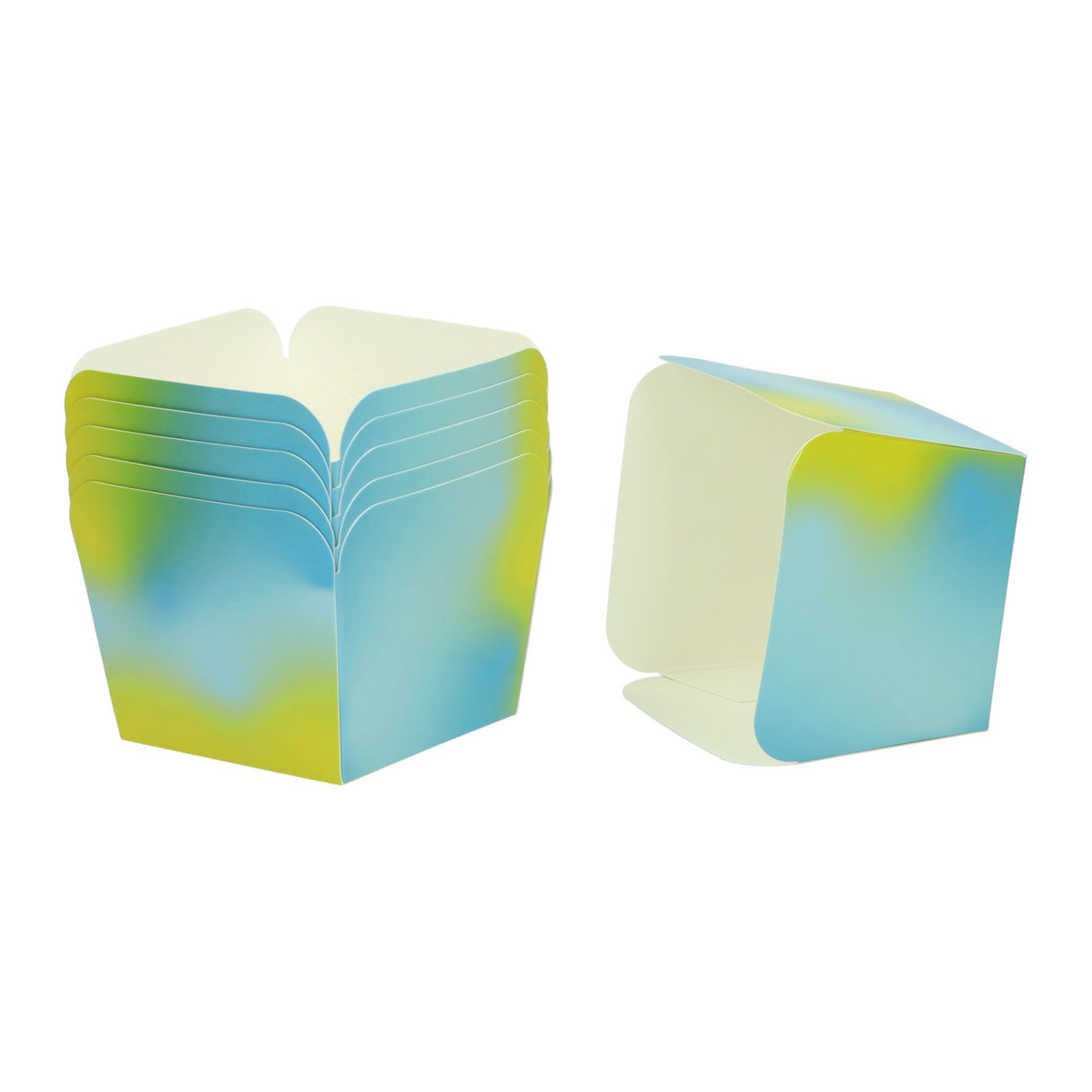 Paper Party Snack Boxes Small, 6st.