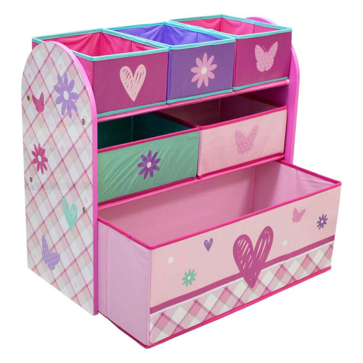 Houten opbergkast, 62,5x29,5x60cm