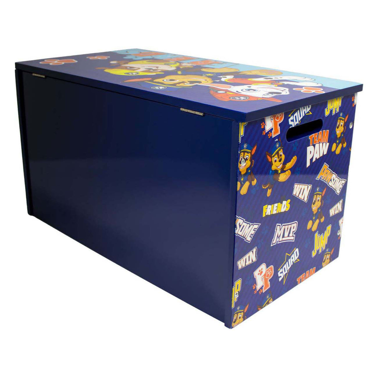 Paw patrol houten speelgoedkist 55,5x29,5x30cm