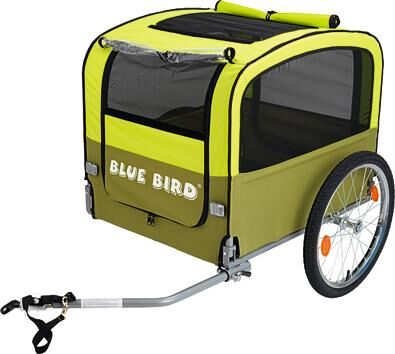 Blue Bird bicycle dog cart
