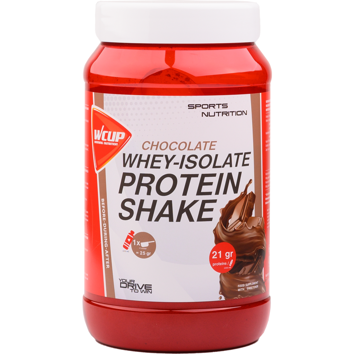 WCUP - Whey Isolate Protein Shake čokolado 600 gramov