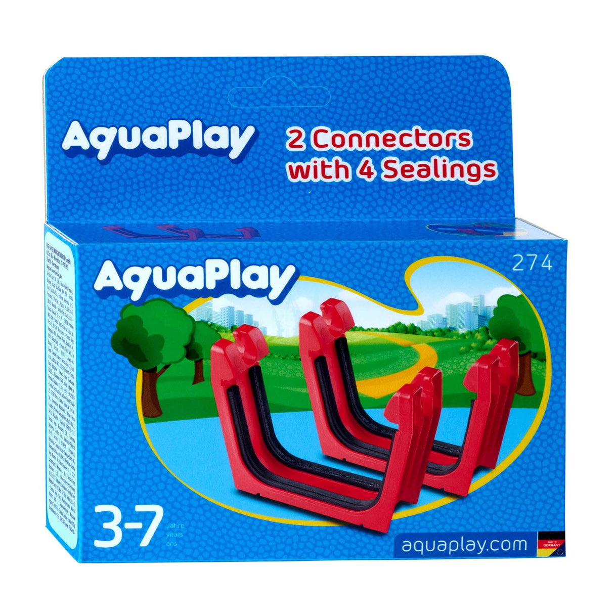 Aquaplay 274 - píosa ceangail + rónta rubair, 2 ríomhaire.