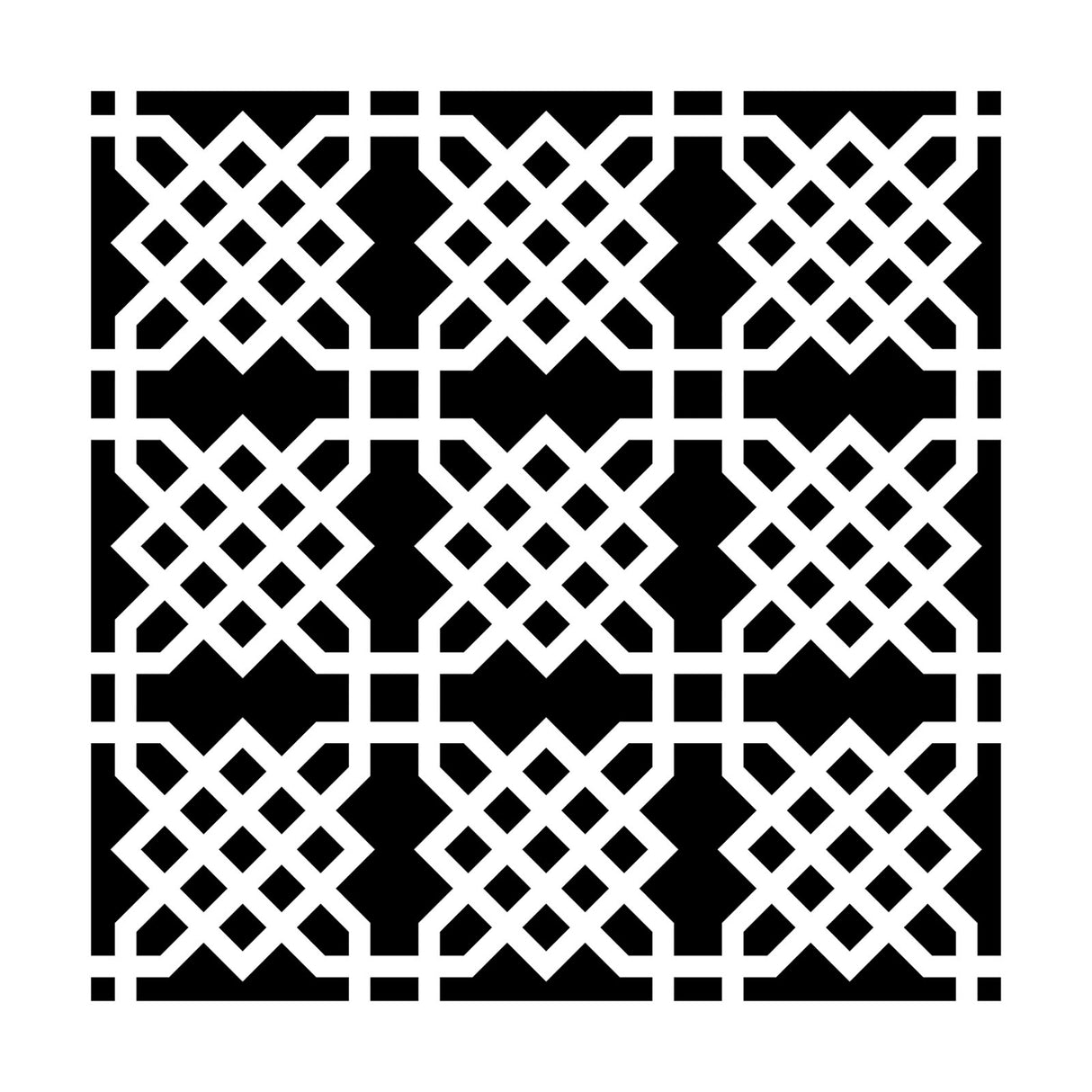 Работилницата на занаятчия • шаблон 15x15cm възел градина