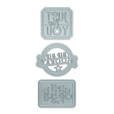 Tonic studios • essentials die set hooray summer sentiment
