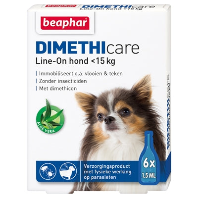 Beaphar Dimethicare line-on dog mot lopper og flått