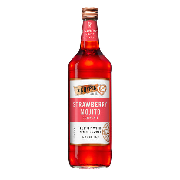 De Kuyper strawberry mojito cocktail (1 liter)