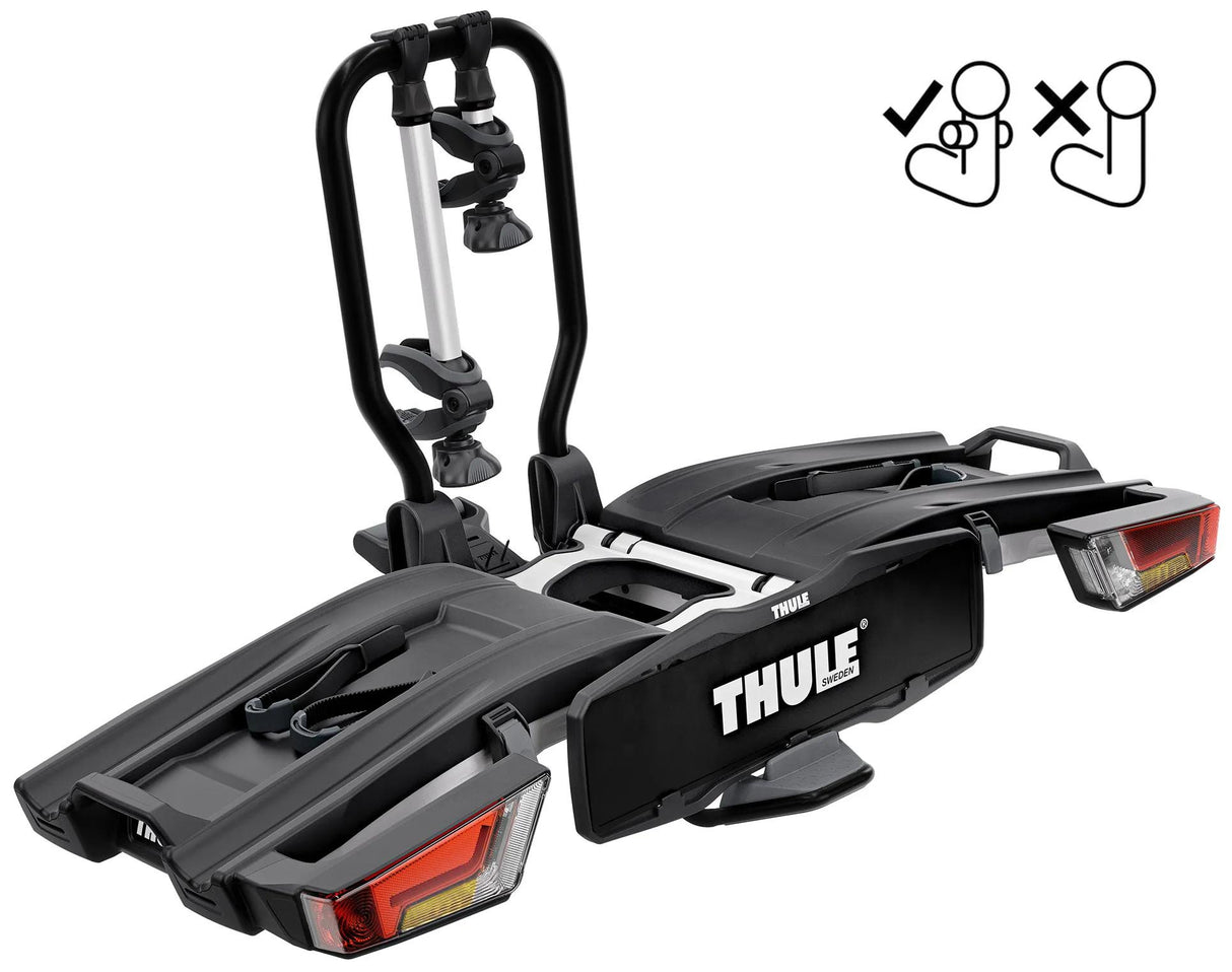 Portabicicletas con barra de remolque Thule easyfold xt 2 fix4bike