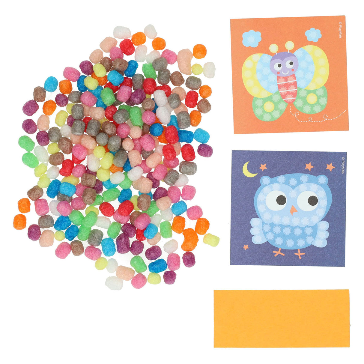 Mini mosaico Playmais - gufo