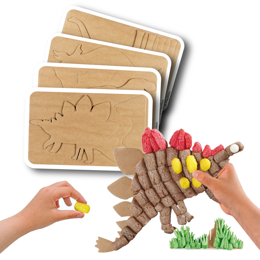 Playmais Dino dekorační karty, 4st.