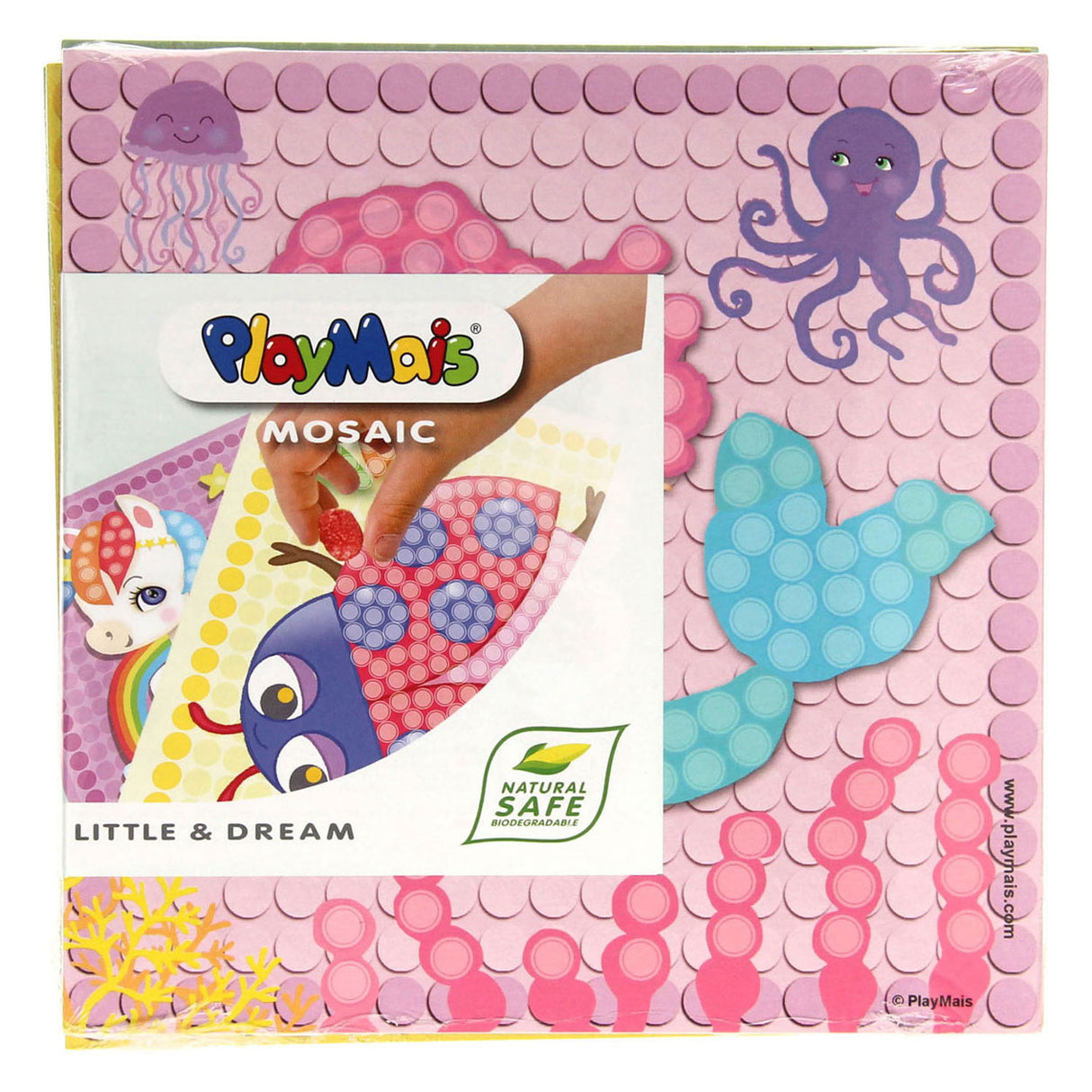 Playmais Mosaic Cards dekoruje zestaw dziewcząt, 24.