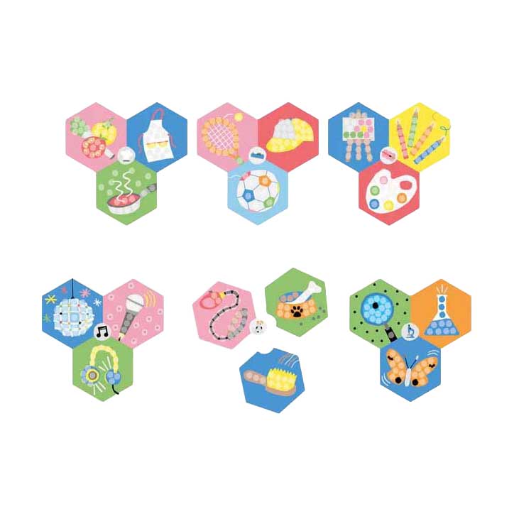 Playmais mosaic hobbies and professions craft set - 5000 pcs.