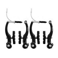 V-brake rem-set sort front + bagud komplet