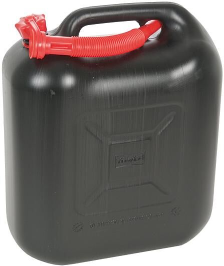 Hünersdorff jerrycan standard fuel canister plastic 20 ltr black