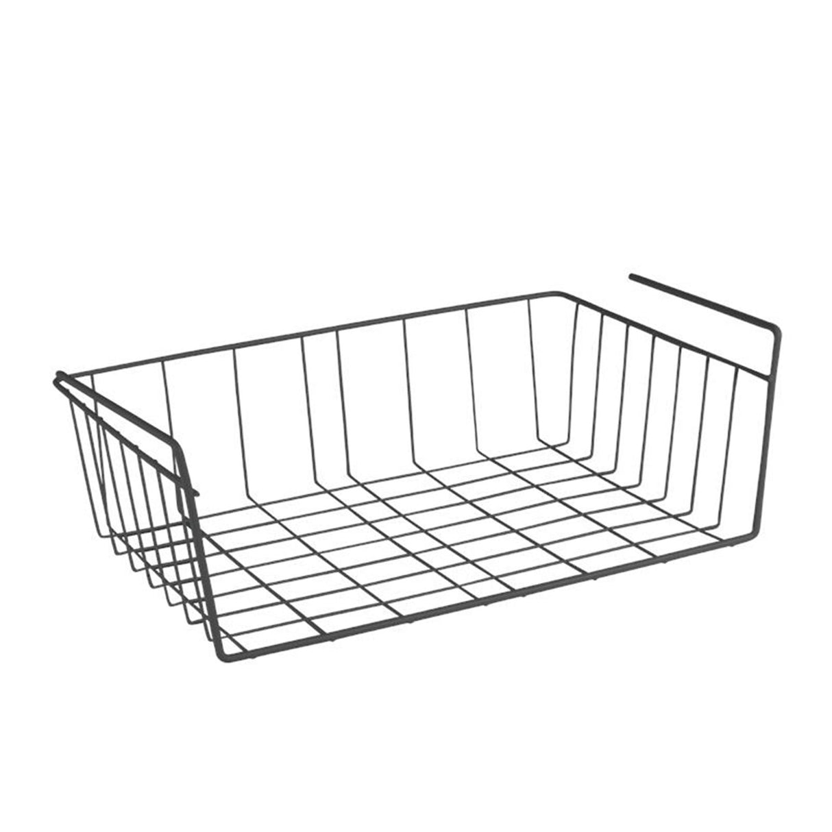 Metaltex hanging basket 40x26x14 cm black metal