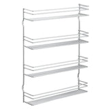 Metaltex space saver smart kitchen pepito spice rack 4 tiers 36x8x45 cm silver