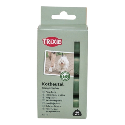 Торбички с кака Trixie Compostable Forest Green